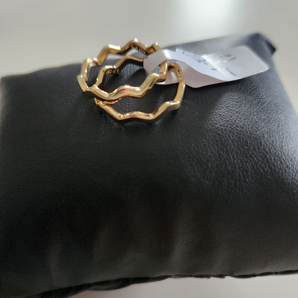 Gold Tone Stacking Rings - Picture 2 of 3